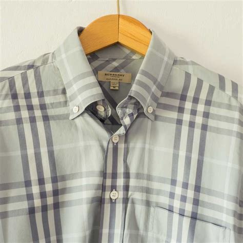 burberry blue nova check shirt|burberry nova check print.